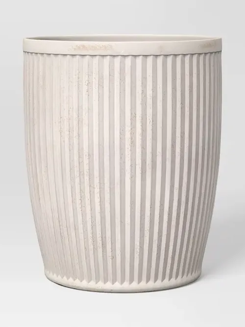Weathered Ribbed Composite Planter Pot &ndash; Threshold&trade; Designed With Studio Mcgee