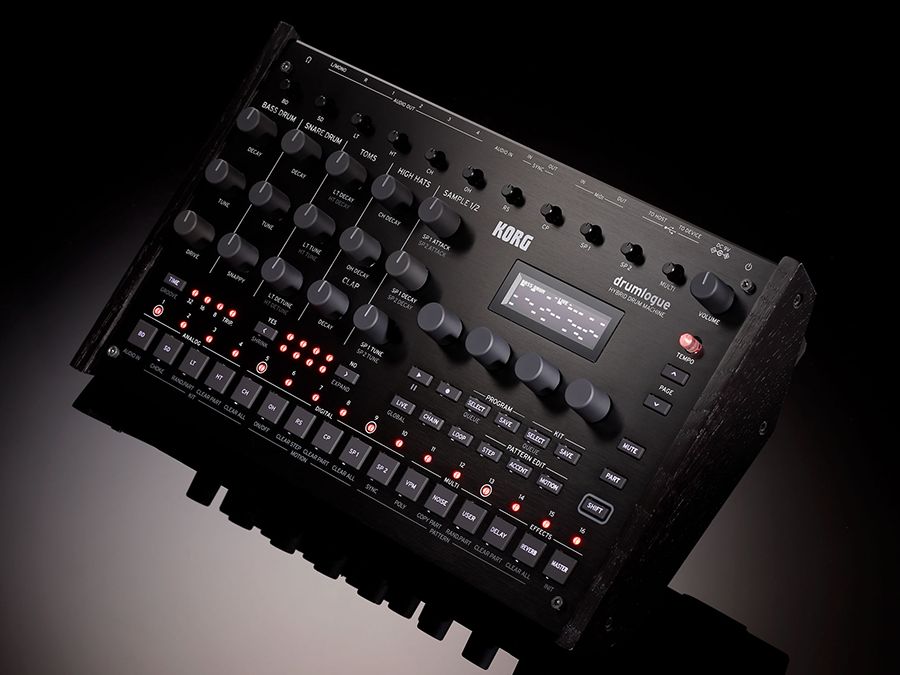 DTM・DAW Korg drum logue Korg finally unveils Drumlogue, a hybrid drum machine that can