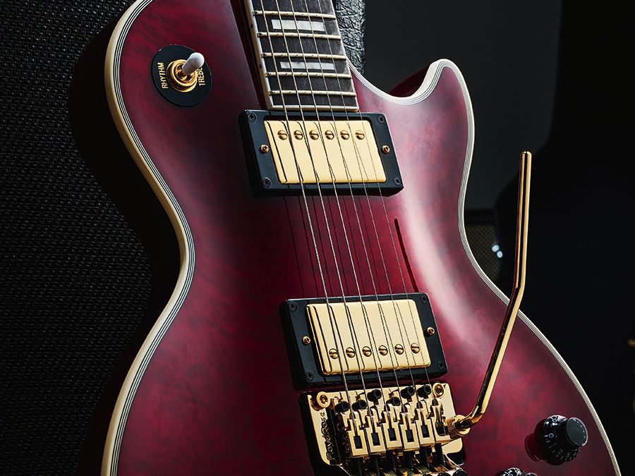 Epiphone Les Paul Custom Axces, Ruby エピフォン Les Paul エレキギター