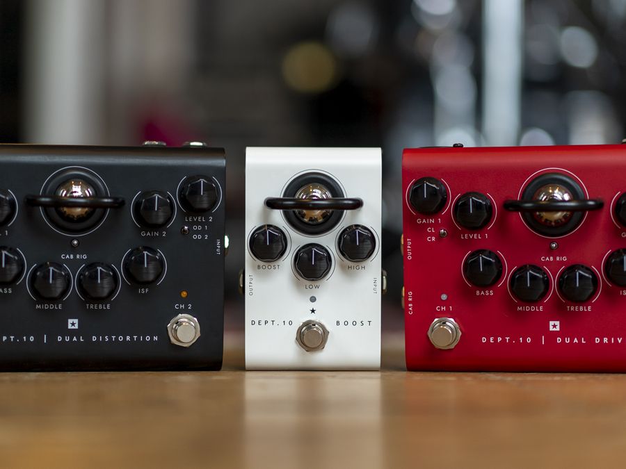 Blackstar debuts the Dept. 10 Boost, Drive and Distortion