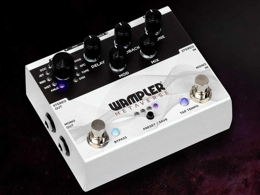 Welcome to Wampler's Metaverse, a programmable multi-delay pedal