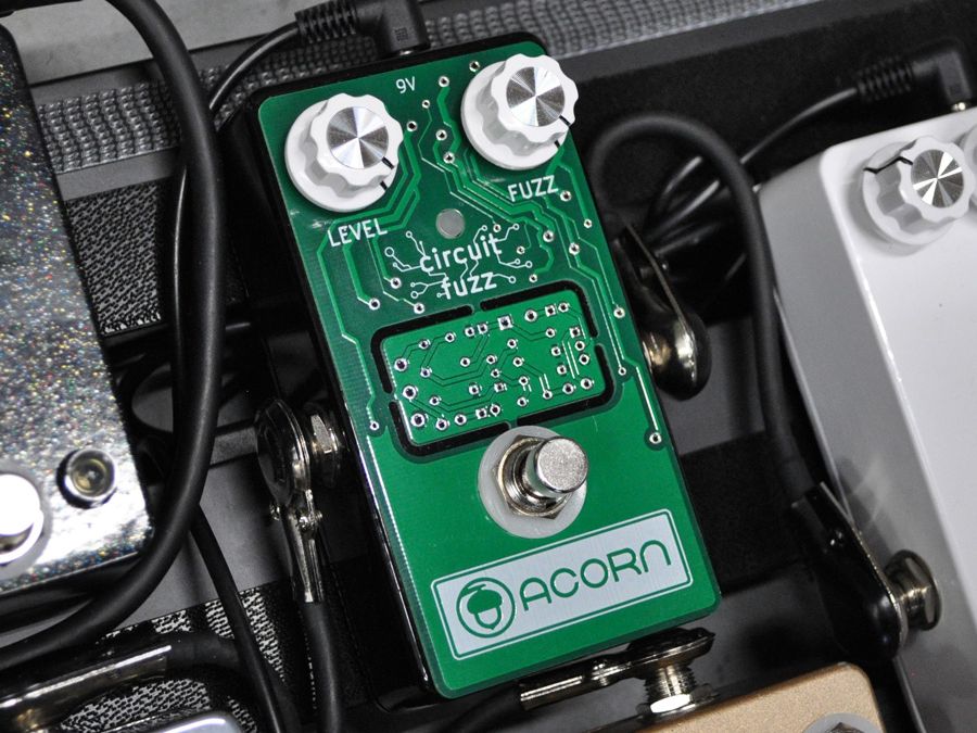 Acorn Amplifiers' Circuit Fuzz boasts a bonus boost circuit board