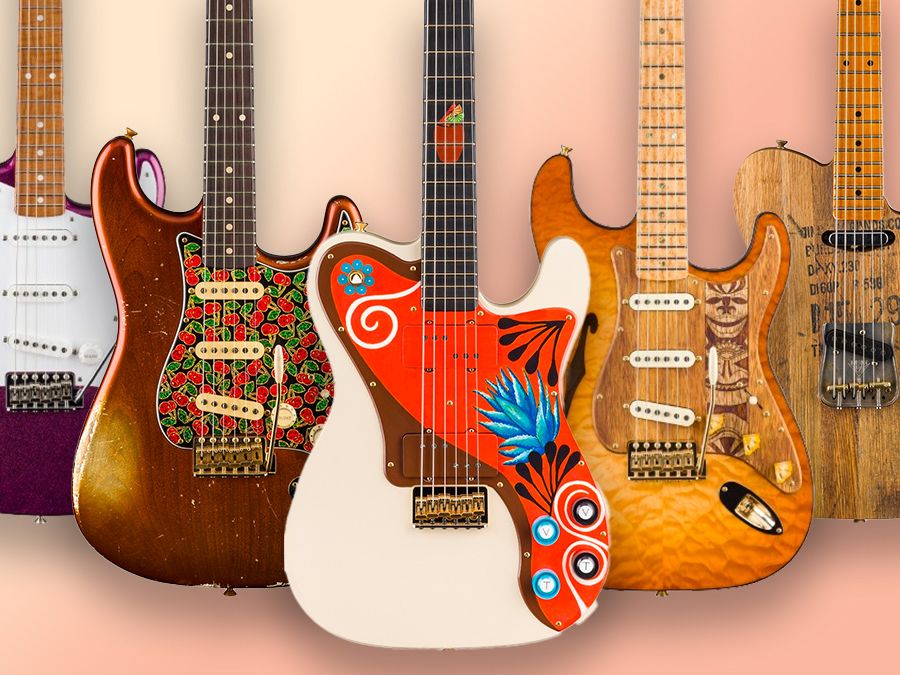 Fender Guitar Collection 5種セット　1 Amazon | 【1E】 エフトイズ 1/8 フェンダーギターコレクション