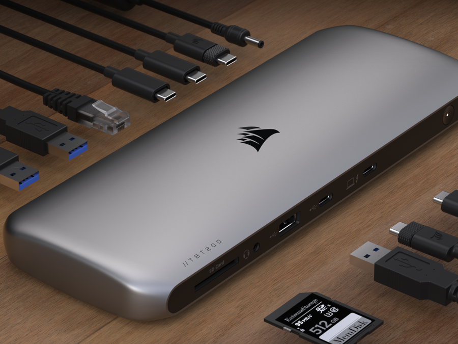 外付けハードディスク・ドライブ CORSAIR TBT200 Thunderbolt 4 Dock Amazon.com: Corsair TBT200 Thunderbolt™ 4 Dock - Up to 96W