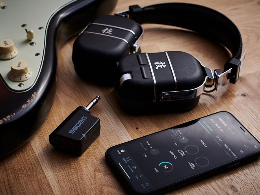 Boss's Waza-Air puts a guitar amp and effects into a set of