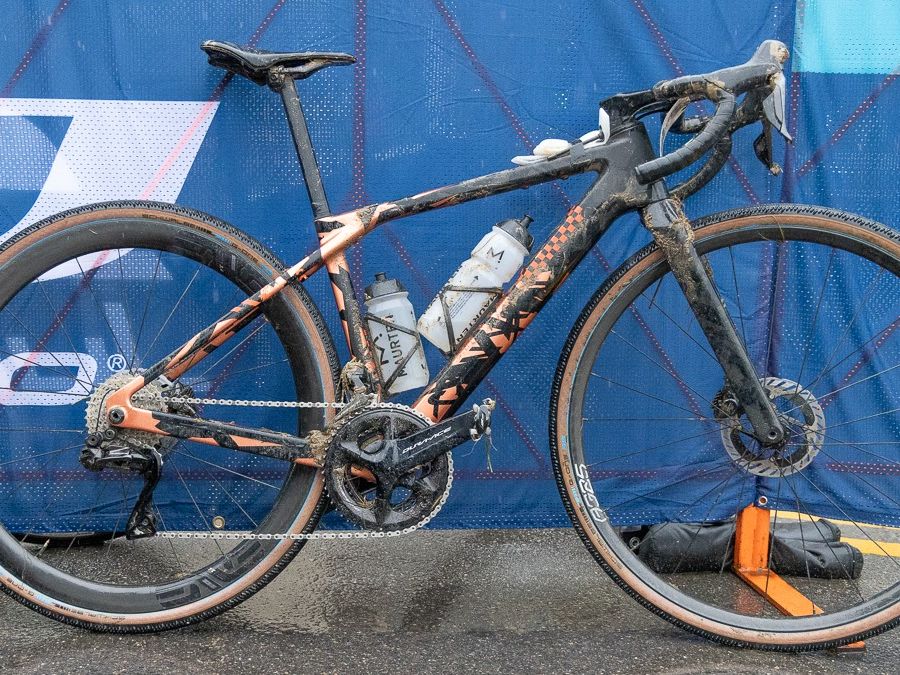 Prototype Canyon gravel bike spotted at Unbound | Cyclingnews