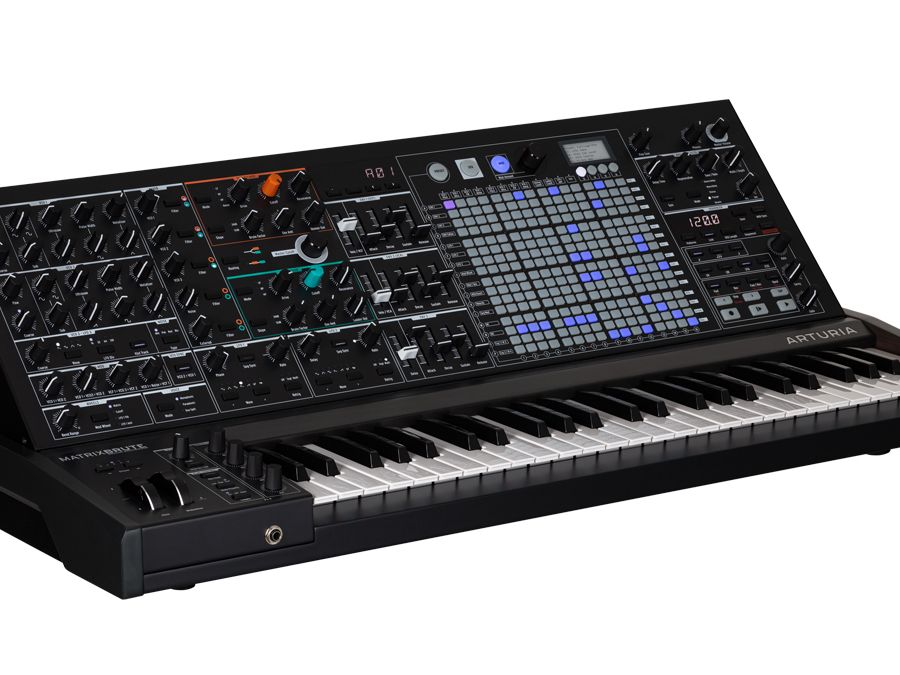 Arturia's MatrixBrute Noir synth has a black finish so it'll never