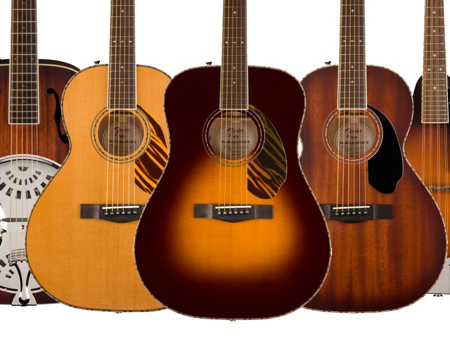 ギター Fender Paramount PM-2 Fender Paramount Series PM-2 Parlor Acoustic Guitar Natural