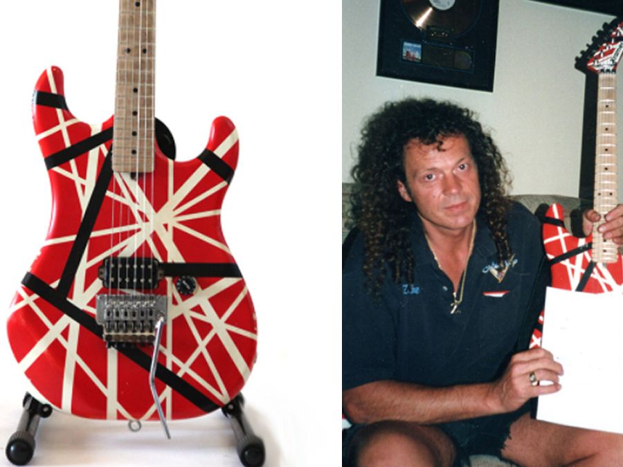 Two Eddie Van Halen-played Kramers and a studio-used Peavey 5150