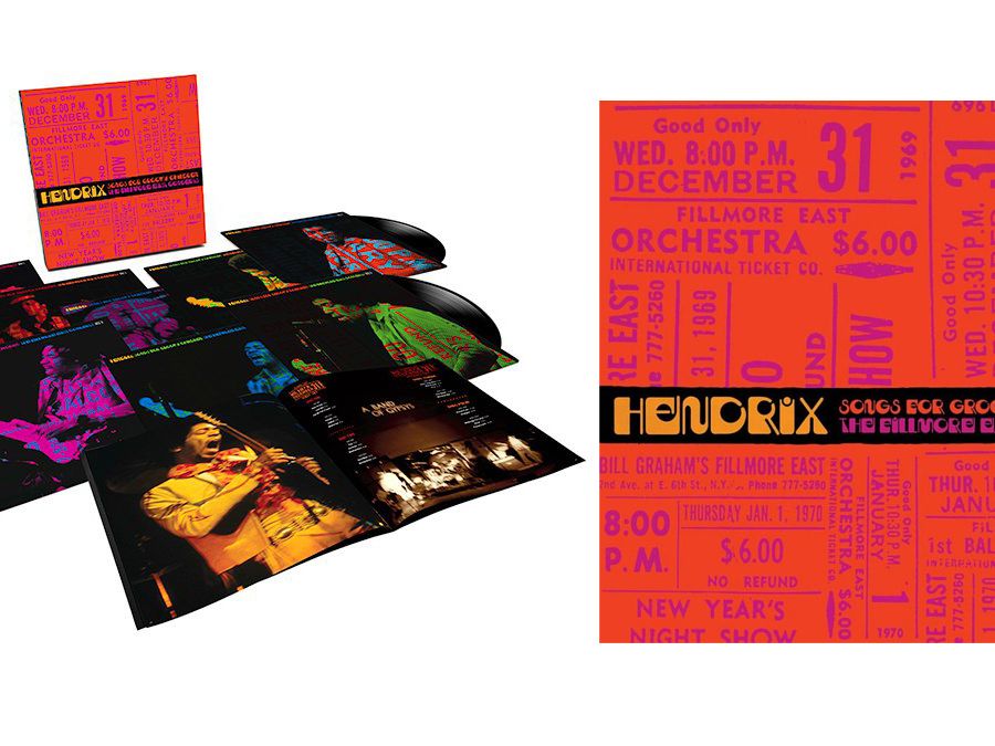 Jimi Hendrix's Band of Gypsys shows at New York's Fillmore East to