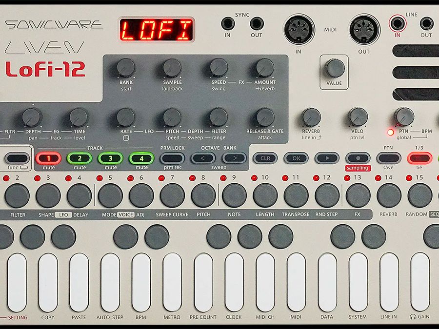 Sonicware's Liven Lofi-12 groovebox takes you back to the gritty