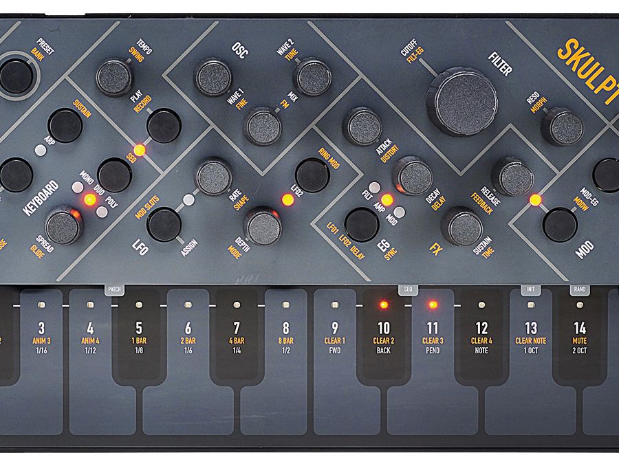 鍵盤楽器 Modal Electronics SKULPT synthesizer Modal Electronics Skulpt SE Portable 4 Voice Virtual Analog