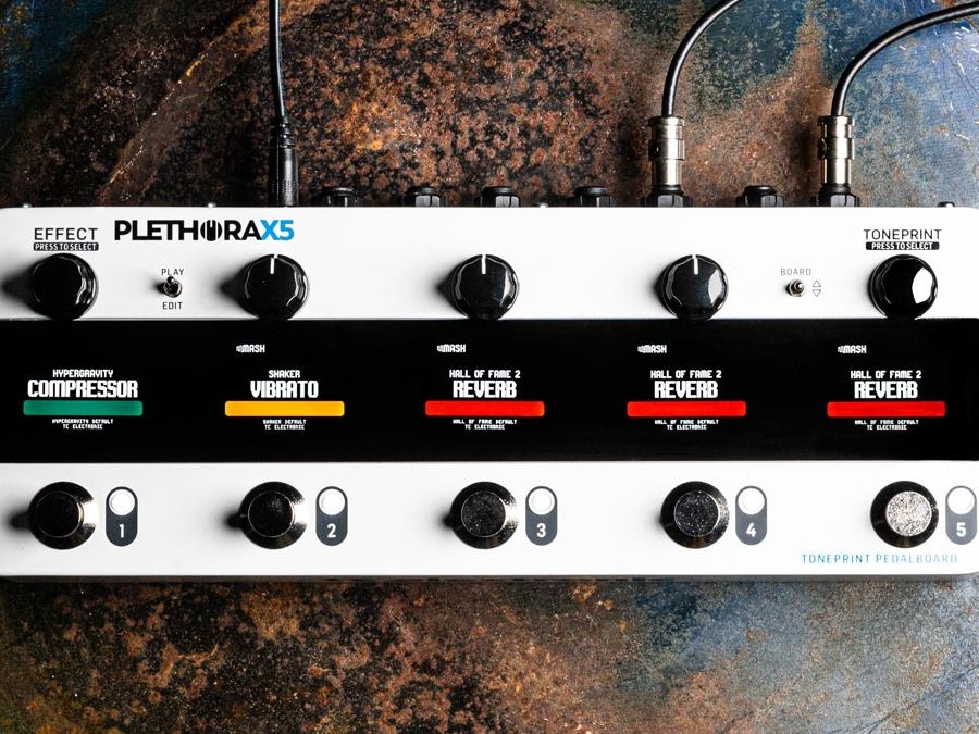 ギター TC ELECTRONIC PLETHORA X5 TC Electronic Plethora X5 TonePrint Multi-FX Pedalboard