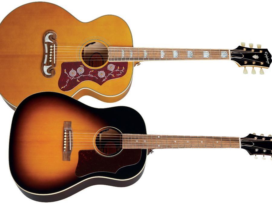 ギター Epiphone Inspired by Gibson J-200 Na Epiphone Inspired by Gibson Custom 1957 SJ-200 Acoustic