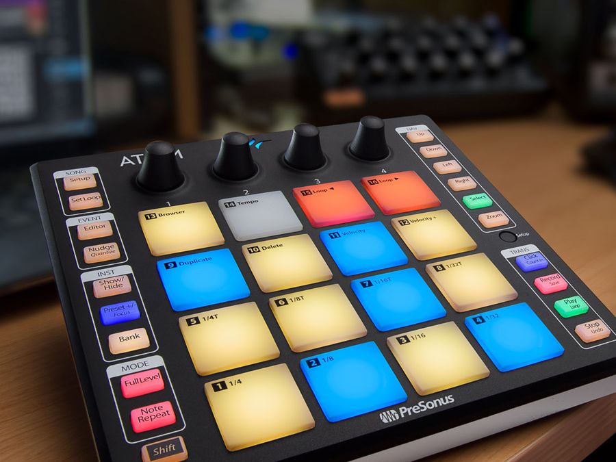 PreSonus's Atom MIDI pad controller is here, and can be used for