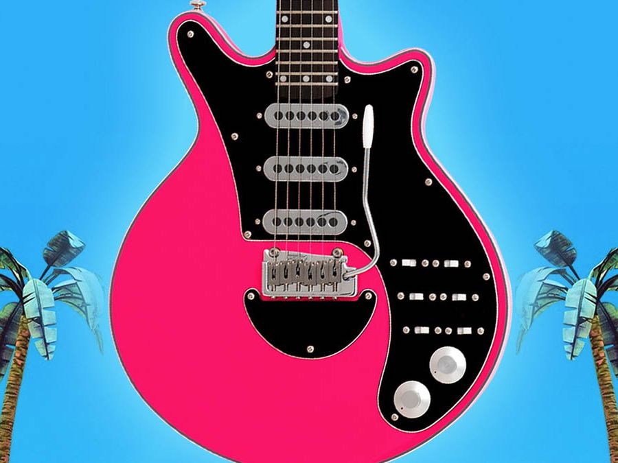 Brian May Guitar's Red Special 【美品】 China Guitars Brian May Red Electric Guitar: 24 Frets, BMG