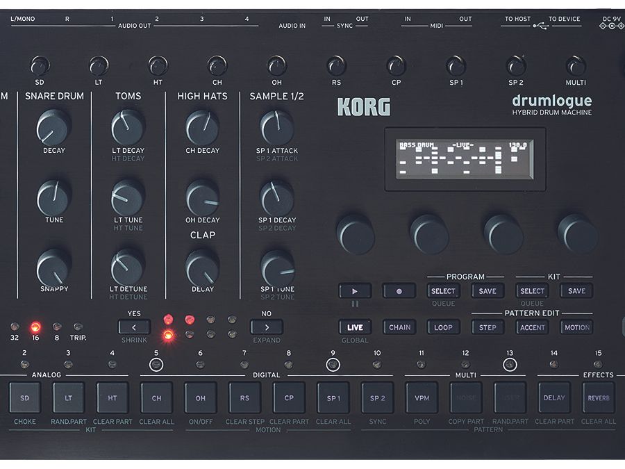 DTM・DAW korg drumlogue Korg Drumlogue Hybrid Drum Machine — DJ TechTools