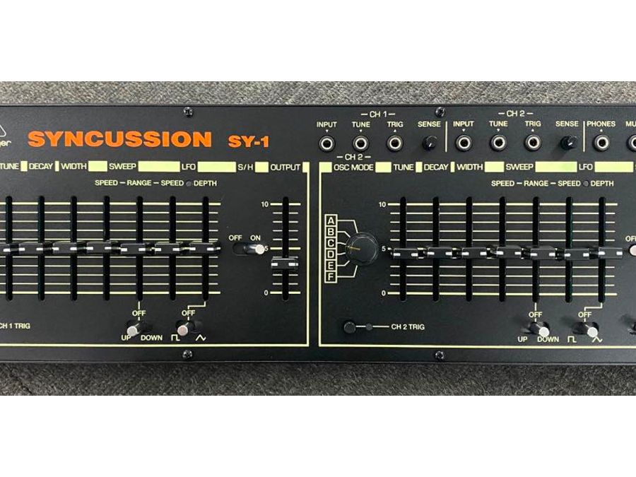 鍵盤楽器 Behringer SYNCUSSION SY-1 Amazon.com: Behringer Syncussion SY-1 Dual-channel Analog