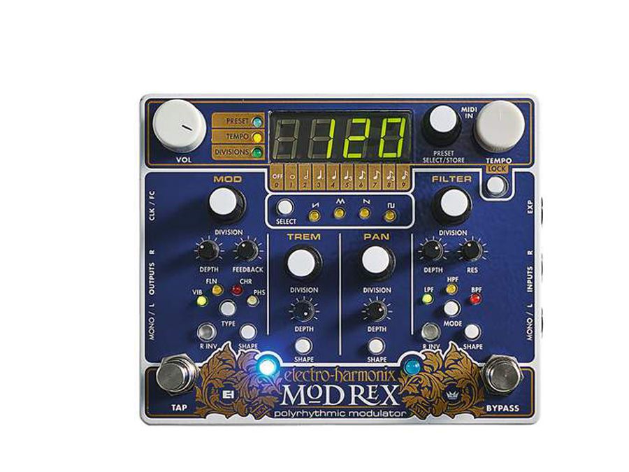 美品 electro-harmonix MOD REX ポリリズム Mod Rex | Polyrhythmic Modulator - Electro-Harmonix