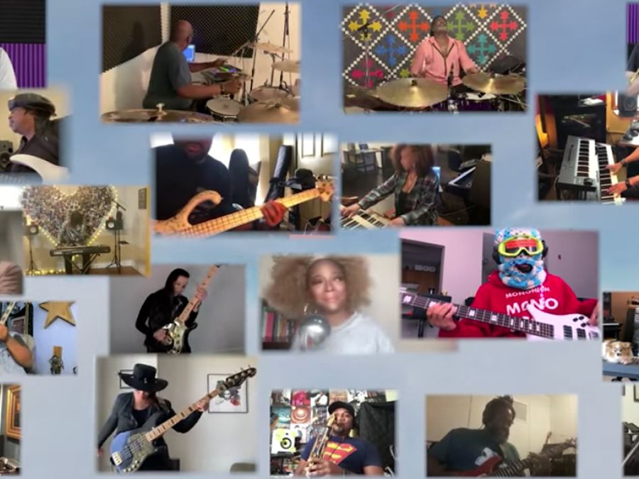 Prince's The Cross re-recorded by a huge cast of musicians from 3