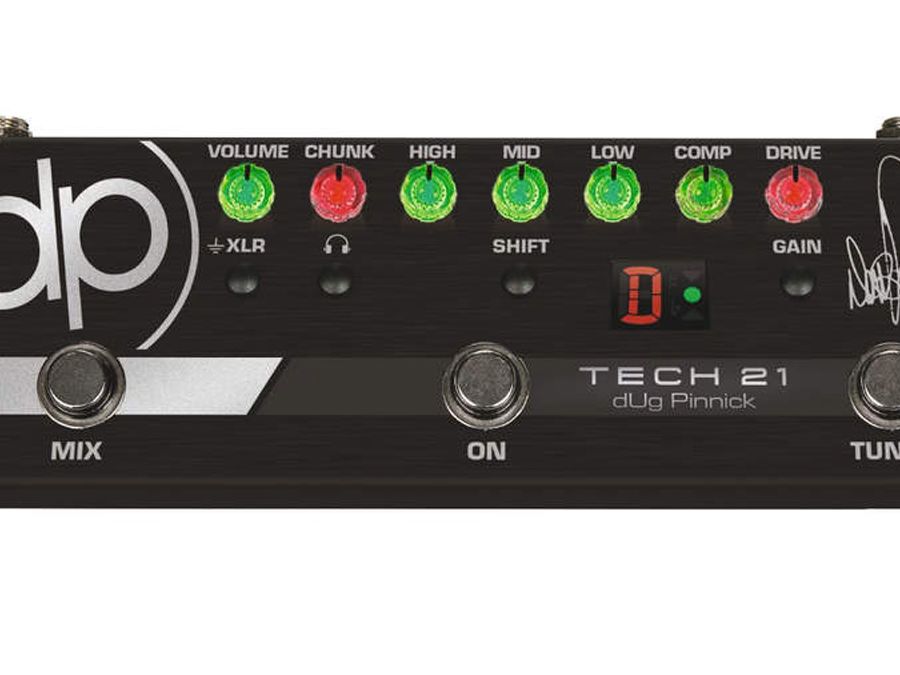 【TECH 21】 dp-3x dUg Pinnick Signature Tech 21 dUg Pinnick Signature Bass Distortion Pedal | Sweetwater