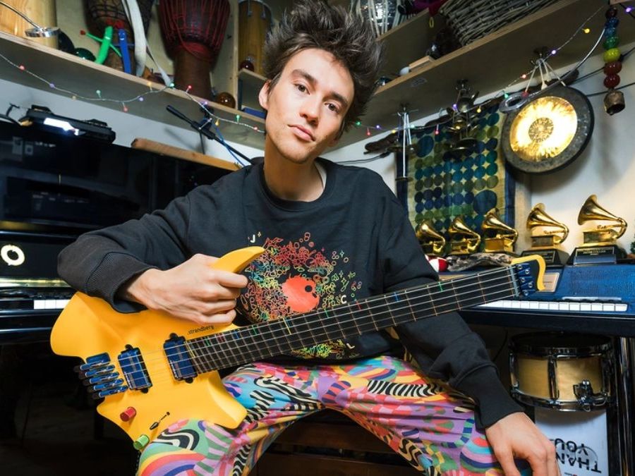 ギタリストguitarist ギターguitar CD35枚 dragonfly Custom made Quilt Top Border666 - Tiger Eye - Guitar