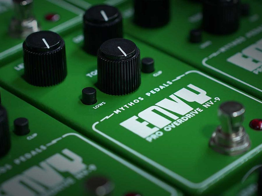 Mythos Pedals Envy Overdrive NV-9 TS系 Takes the TS formula and makes it more useful for every player