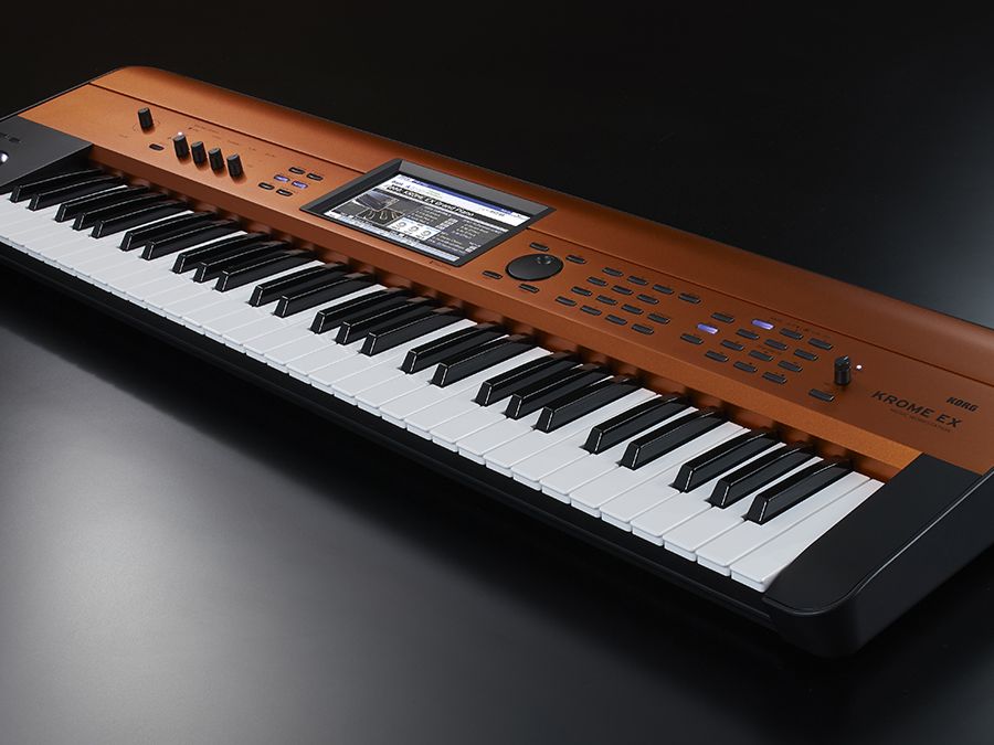 The Korg Krome EX now comes in a copper finish, but hurry it's in