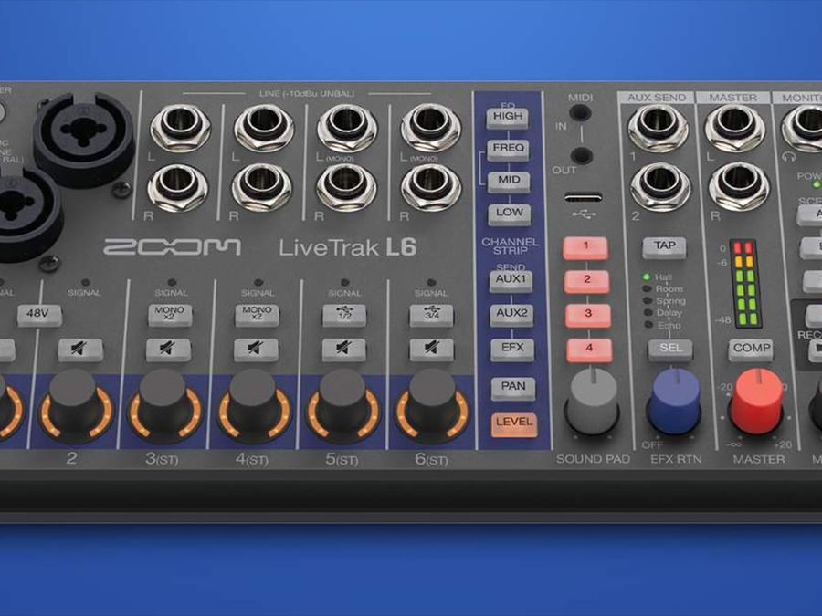 DTM・DAW Zoom LiveTrak L6 Zoom LiveTrak L6 Portable Mixer + Recorder PRO AUDIO - NEW