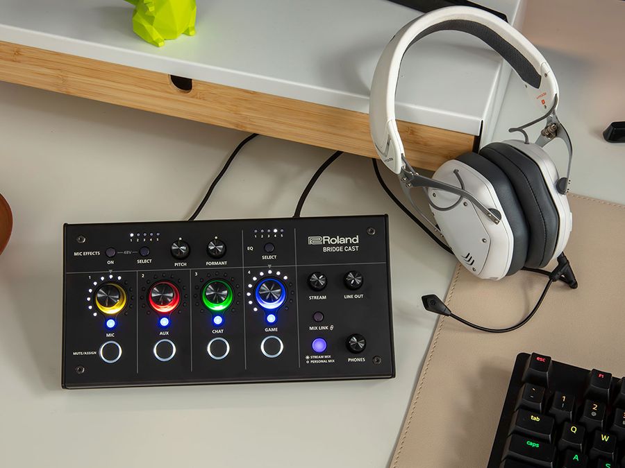 Roland switches gears and launches the Bridge Cast audio interface