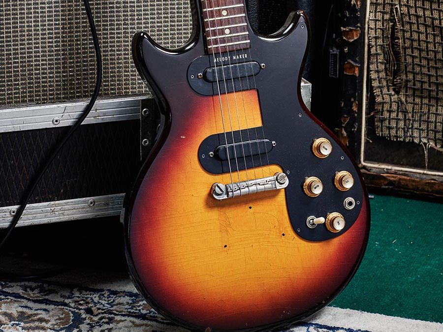 『うーこ』Gibson USA  melody maker GIBSON MELODY MAKER USA Black + Hard Case & Upgrades 70642