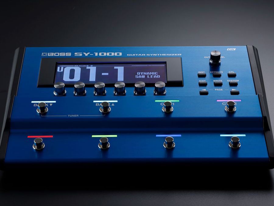 Boss debuts its most powerful guitar synth ever, the SY-1000