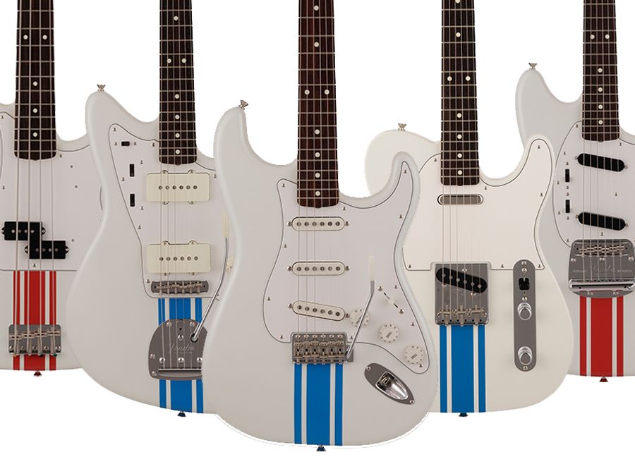 ギター Fender Japan TRADNL60S STRAT-FRD WSTRIPE Fender Japan doubles down on its vintage hot streak with
