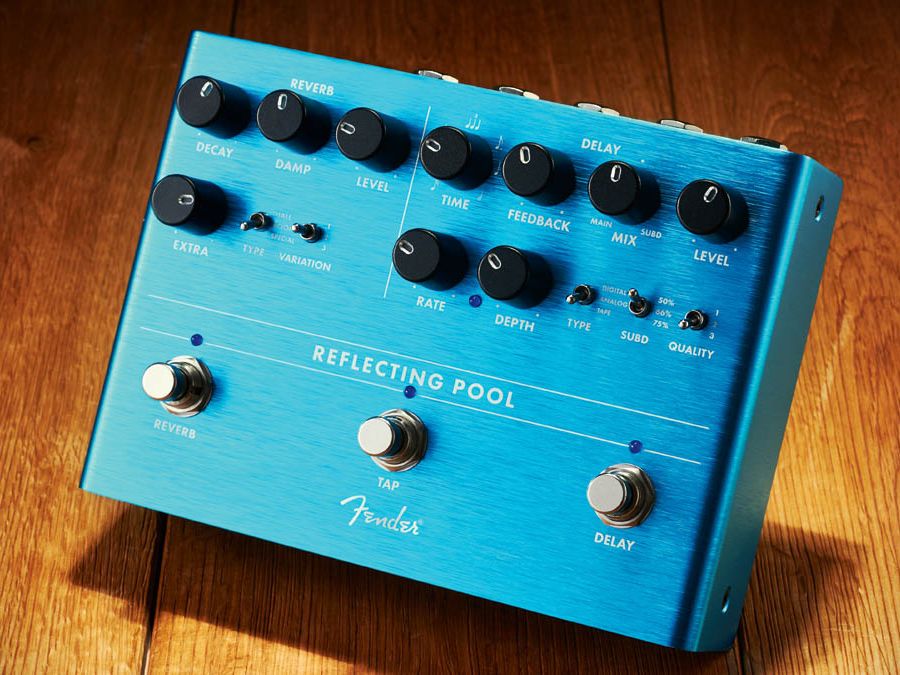 New Fender Reflecting Pool Delay & Reverb Guitar Effects