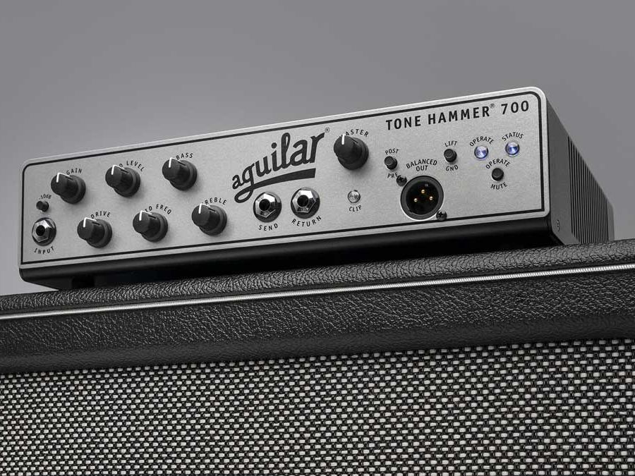 Aguilar reckons its Tone Hammer 700 bass head is 
