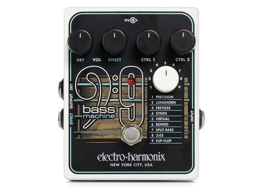 【中古美品】Electro-Harmonix Bass Machine9　正規品 Electro-Harmonix Bass9 Bass Machine Black - K&S Music Center LLC
