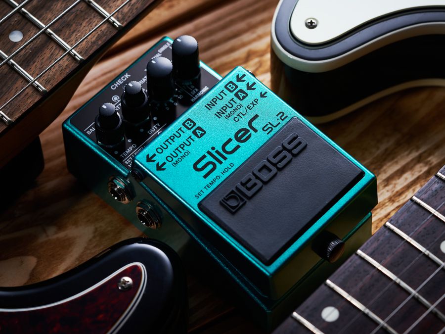 ギター BOSS Slicer SL2 BOSS SL-2 Slicer Effects Pedal Mint Green | Guitar Center