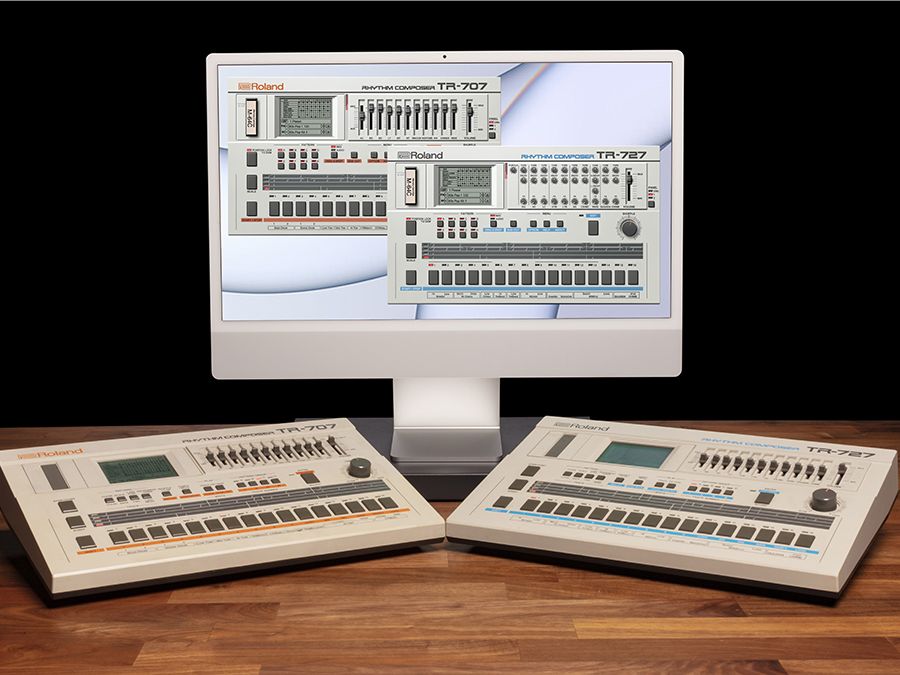 Roland sets the analogue circuits to 1985 with TR-707 and TR-727