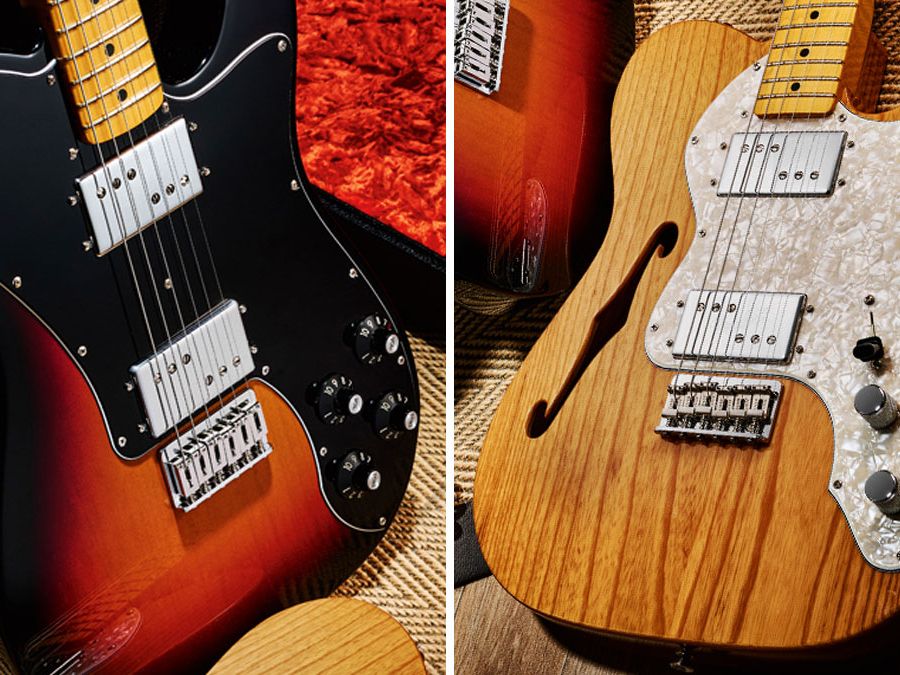 Fender American Vintage II 1972 Telecaster Thinline and 1975