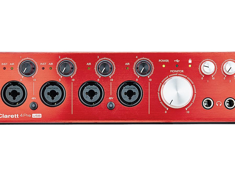 Focusrite Clarett+ 4 Pre USB 美品 CLARETT 4 Pre USB / オーディオインターフェイス / 18イン/8