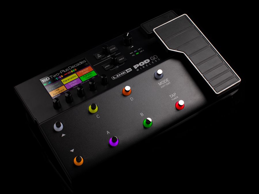 Line 6 unveils new-and-improved POD Go Wireless amp and effects