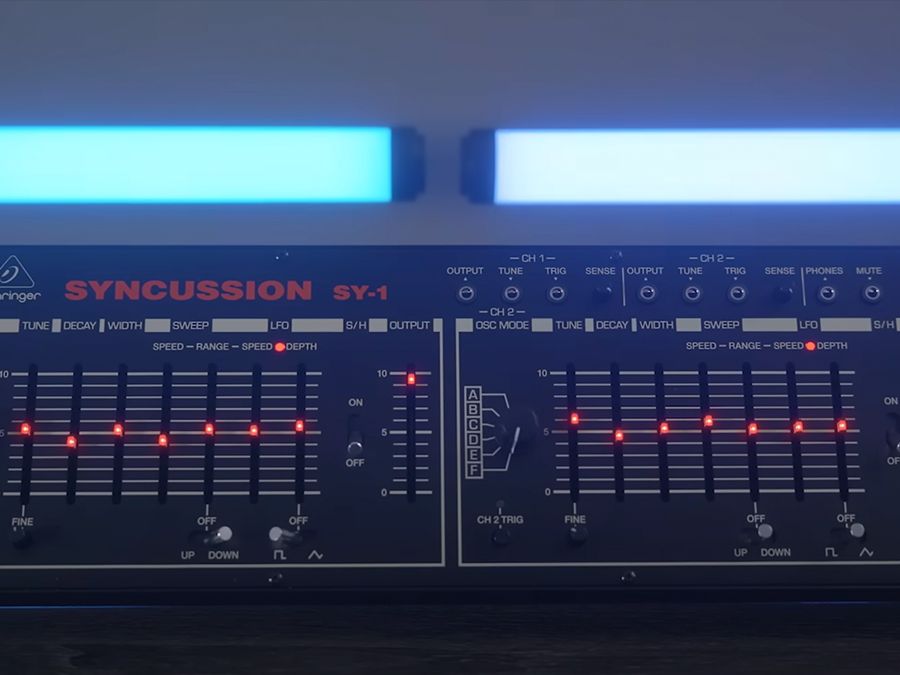 鍵盤楽器 Behringer SYNCUSSION SY-1 Behringer Syncussion SY-1 Demo - YouTube