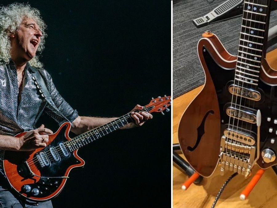 Luthier builds headless version of Brian May's Red Special
