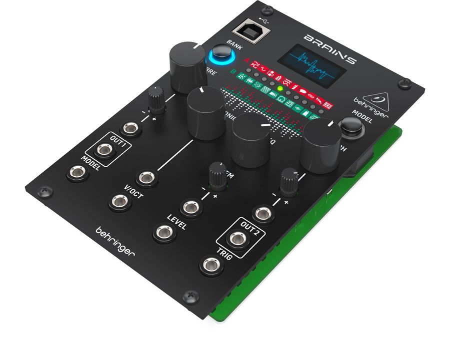 Behringer channels Mutable Instruments' Plaits in Brains, a multi