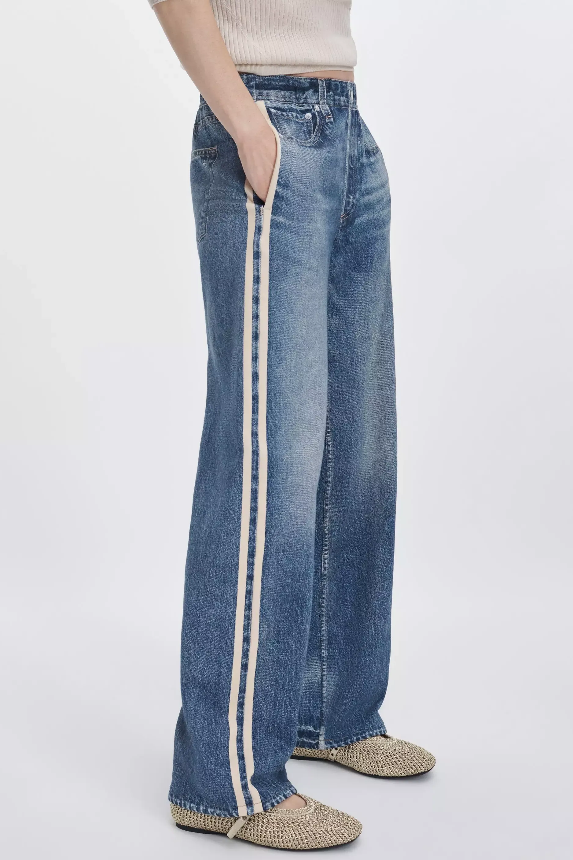 rag-bone, rb Miramar Sport Stripe Track Pant