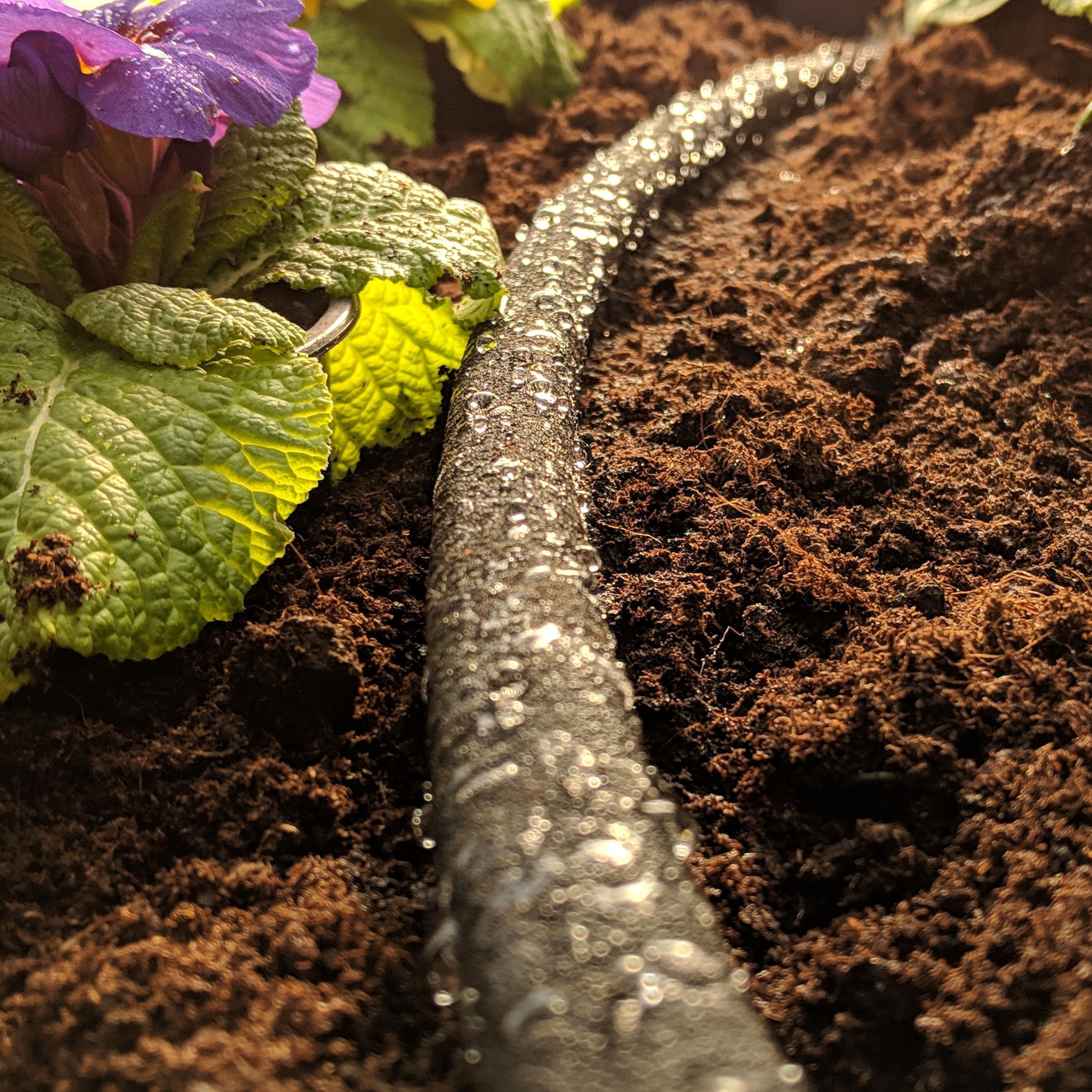 Porous Soaker Hose - Heavy Duty Irrigation Watering Pipe - 10 Metres