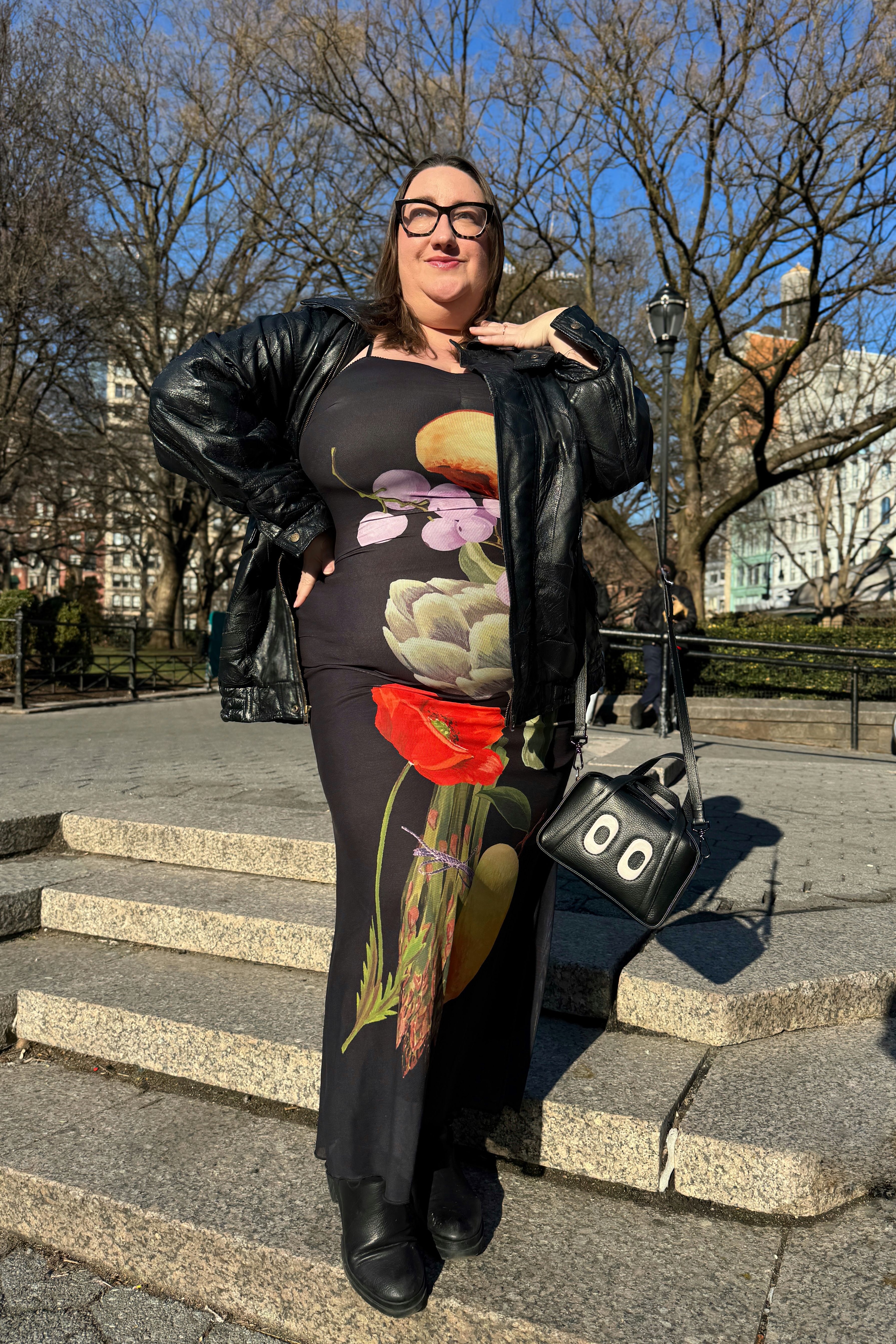 Sarah Chiwaya shows off her bomber jacket spring outfit formula