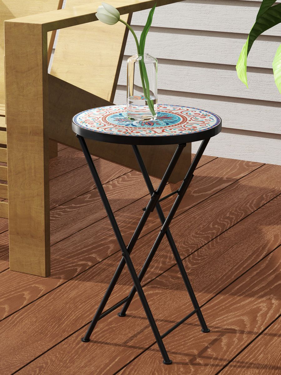 Astoria Grand Round 35.5cm L Side Table &amp;amp; Reviews | Wayfair.co.uk