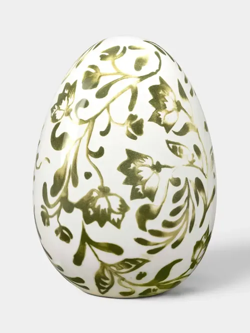 Painted Ceramic Easter Egg 