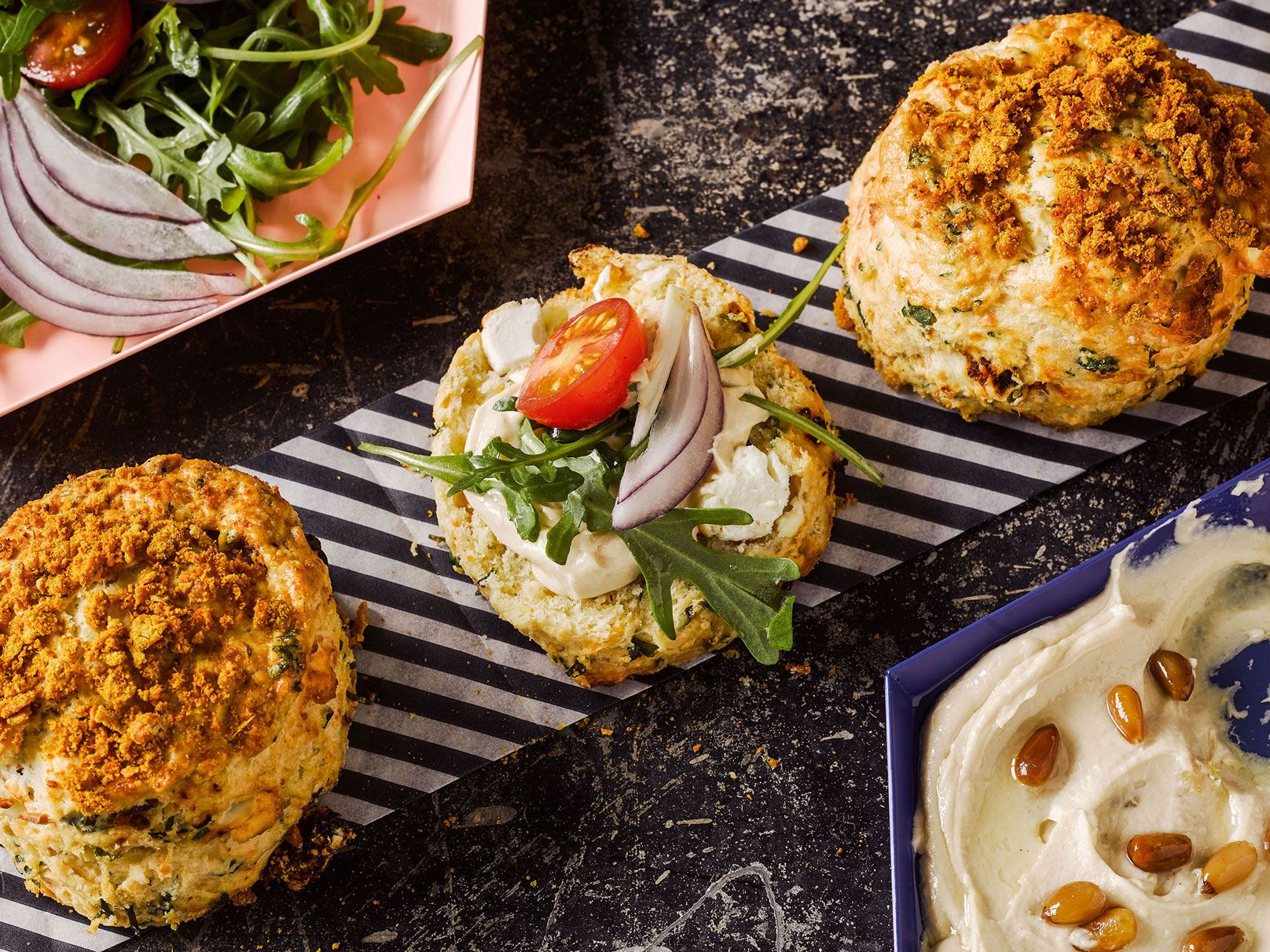 Liam Charles Falafel Scones | Snack Recipes | GoodtoKnow